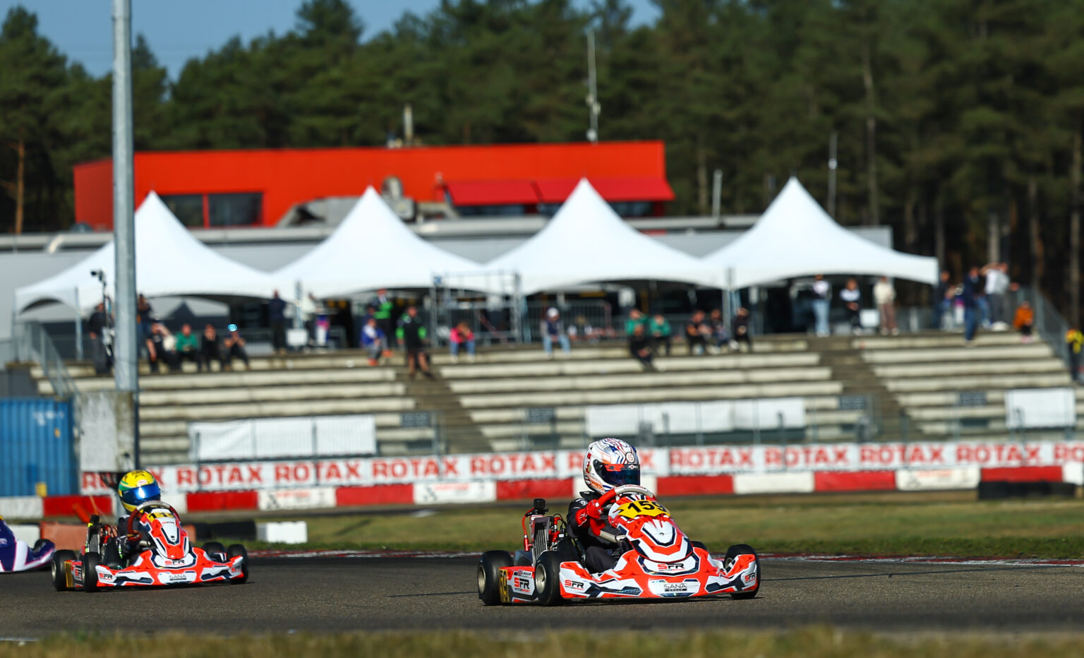 Alfie Mair takes P6 at Genk for the first of the BLK karting series.
