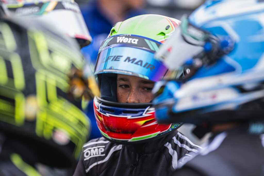 Alfie Mair Karting at the British Kart Championships 2025, Larkhall ©Josh East Photography